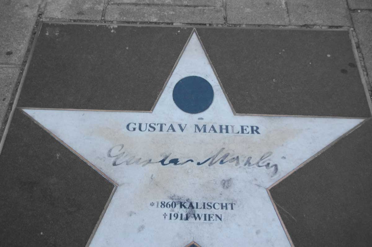 Walk of Fame - Gustav Mahler - Foto: Fass ohne Boden