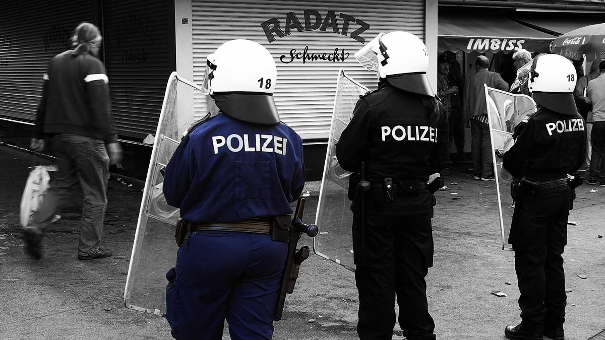 Sujetbild Polizeieinsatz - Flickr FPÖ Wien